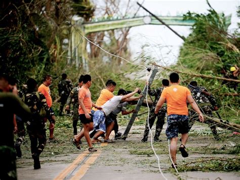 Typhoon Mangkhut: Philippines hit by strongest storm.